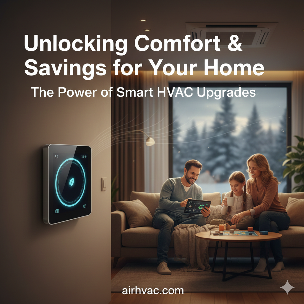 A split-screen infographic showing the difference between an old, expensive thermostat and a new, money-saving smart thermostat in a modern home.